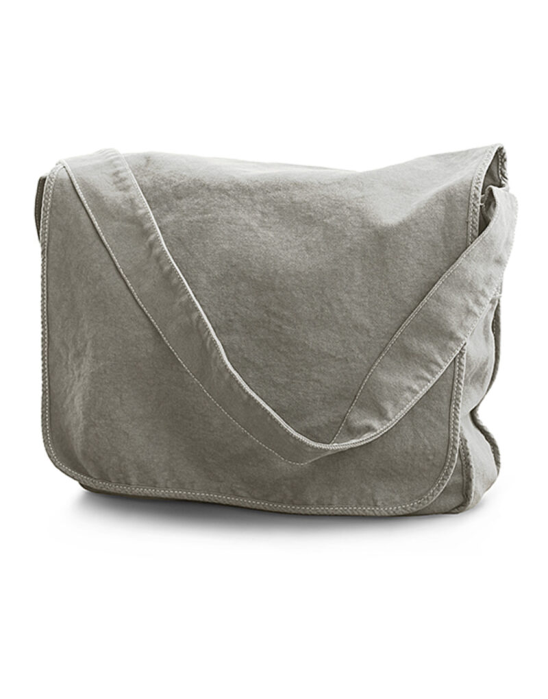 Bags By Jassz Canvas Messenger Neutral Grey