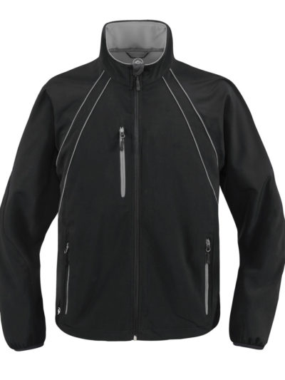 Stormtech Men's Crew Softshell Black and Granite