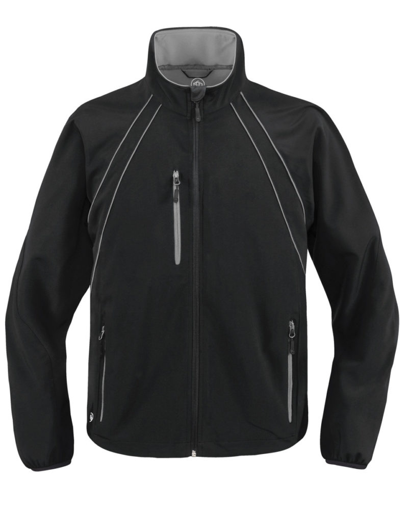 Stormtech Men's Crew Softshell Black and Granite