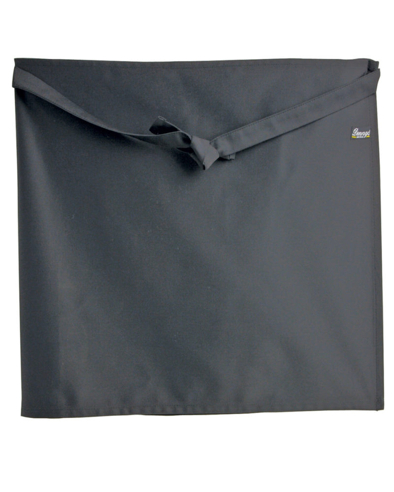 Dennys Low Cost Short Bar Apron Without Pocket Black