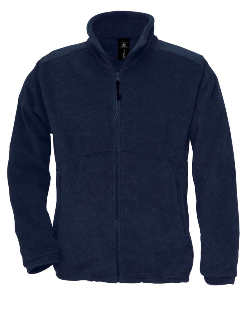 B&C Icewalker+ Outdoor Full Zip Fleece Navy Blue