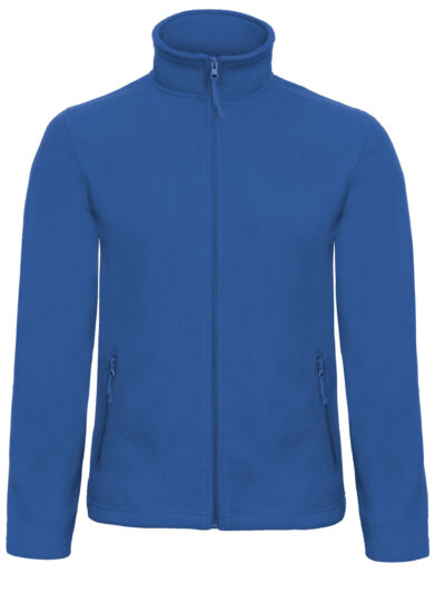 B&C ID.501 Men's Micro Fleece Full Zip Royal Blue