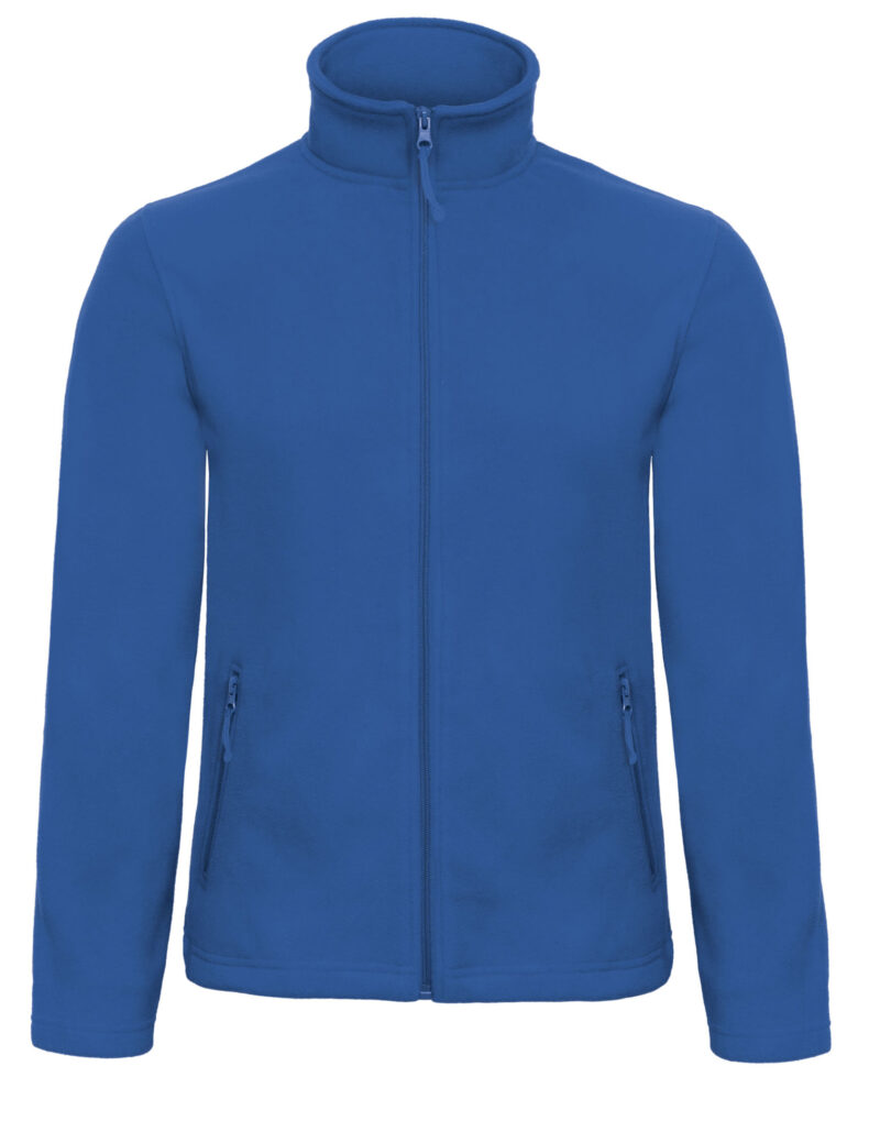 B&C ID.501 Men's Micro Fleece Full Zip Royal Blue