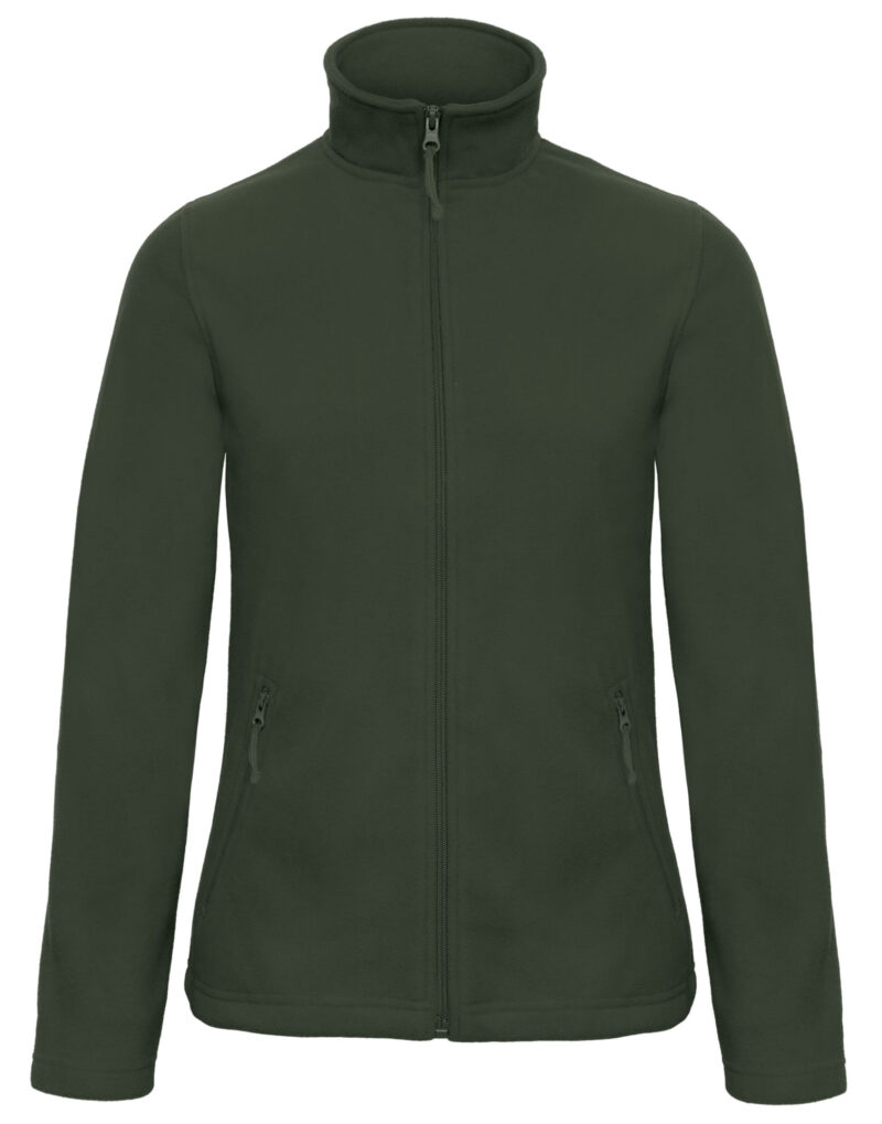 B&C ID.501 Women's Micro Fleece Full Zip Forest Green