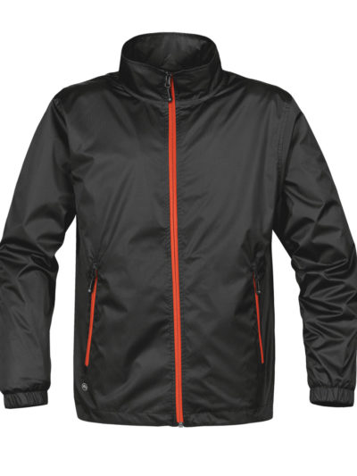 Stormtech Men's Axis Lightweight Shell Black and Orange