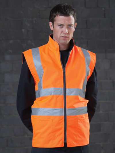 Hi-Vis Reversible Fleece Vest