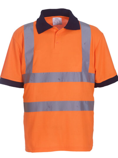 Yoko Hi-Vis Short Sleeve Polo Shirt (HVJ210-3M)