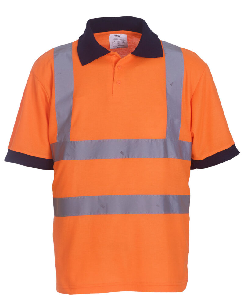 Yoko Hi-Vis Short Sleeve Polo Shirt (HVJ210-3M)