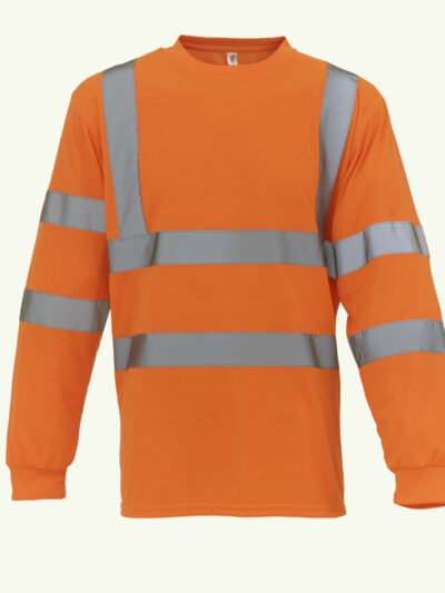 Yoko Yoko Hi Vis Long Sleeve Tee Hi Vis Orange