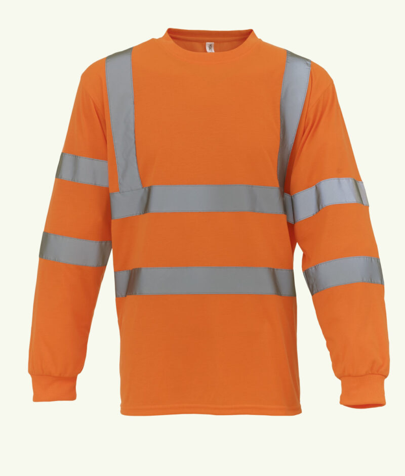 Yoko Yoko Hi Vis Long Sleeve Tee Hi Vis Orange