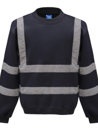 Yoko Hi-Vis Sweatshirt Navy Blue