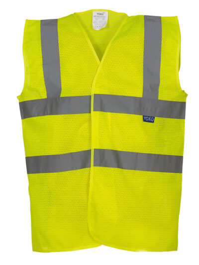 Yoko Hi-Vis Open Mesh Waistcoat (HVW120)