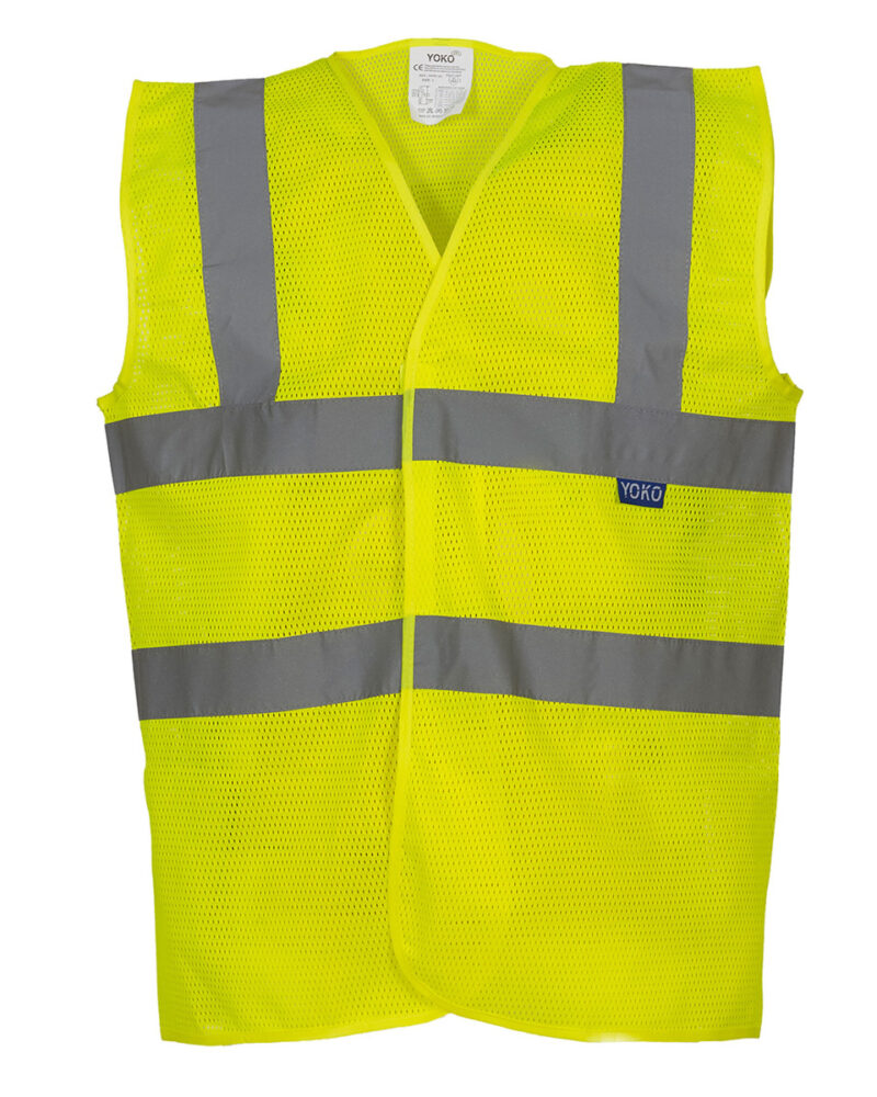 Yoko Hi-Vis Open Mesh Waistcoat (HVW120)