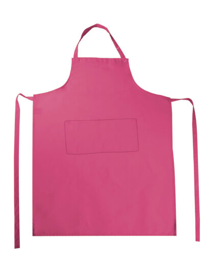 Bistro By Jassz Amsterdam Bib Apron with Pocket Pink