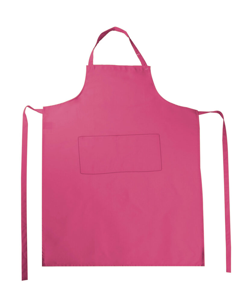 Bistro By Jassz Amsterdam Bib Apron with Pocket Pink