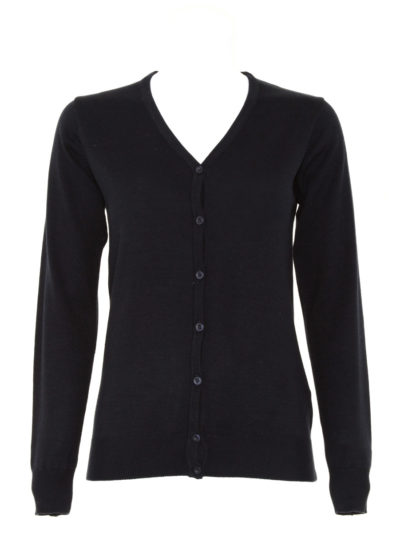 Kustom Kit Ladies V-Neck Cardigan