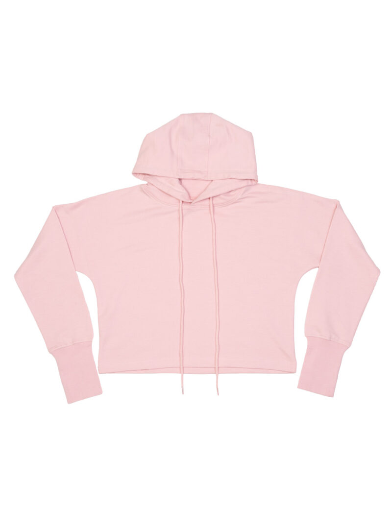 Mantis Cropped Hoodie Soft Pink