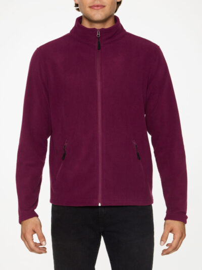 Gildan Hammer Unisex Micro-Fleece Jacket Maroon