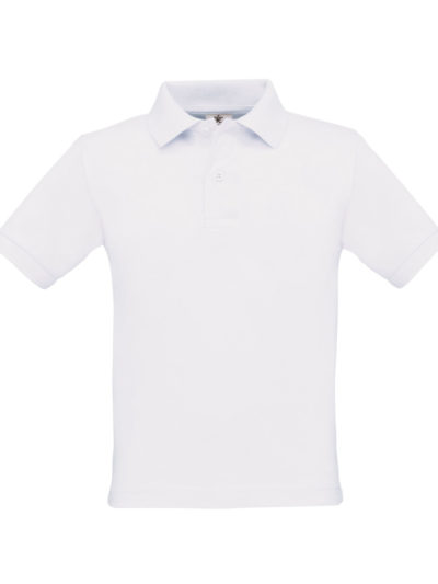 B&C Kid's Safran Polo Shirt White