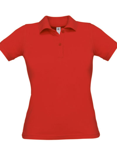 B&C Women's Safran Pure Polo Shirt Red