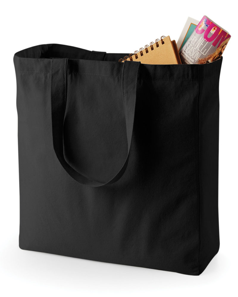 Quadra Canvas Classic Shopper Black