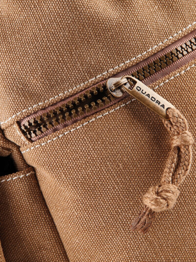 Quadra Vintage Canvas Backpack Sahara