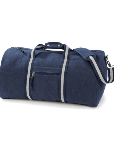 Quadra Vintage Canvas Holdall Vintage Oxford Navy