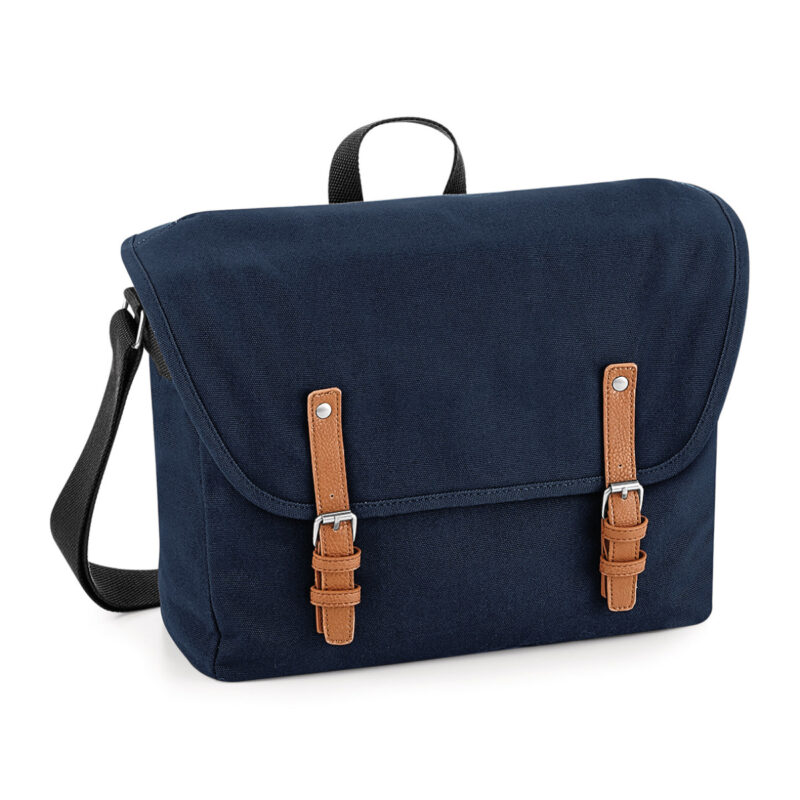 Quadra Vintage Messenger French Navy