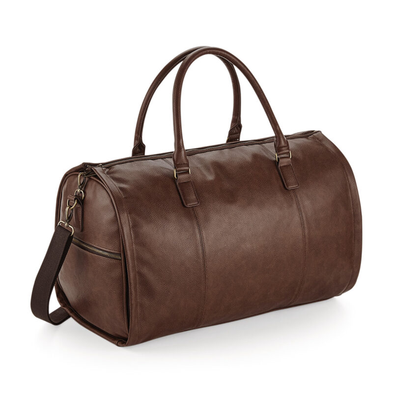 Quadra NuHide® Garment Weekender Tan