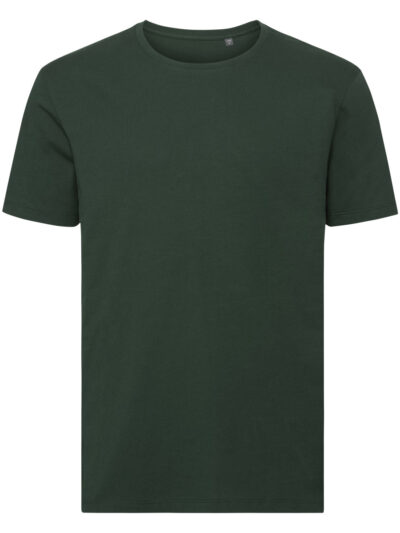 Russell Pure Organic Men's Authentic Tee Pure Organic Bottle Green