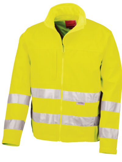 Result Safeguard Hi-vis Tech Soft Shell Jacket Hi-Vis Yellow