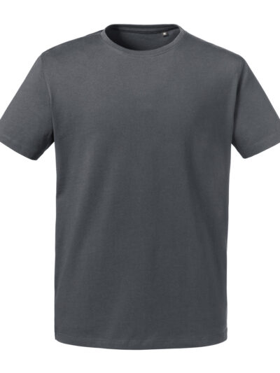 Russell Pure Organic Men's Heavy Tee Convoy Grey