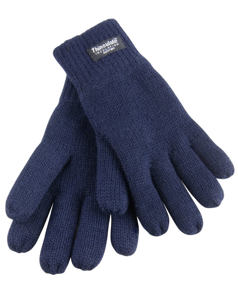 Result Winter Essentials Junior Classic Lined Thinsulate™ Gloves Navy Blue