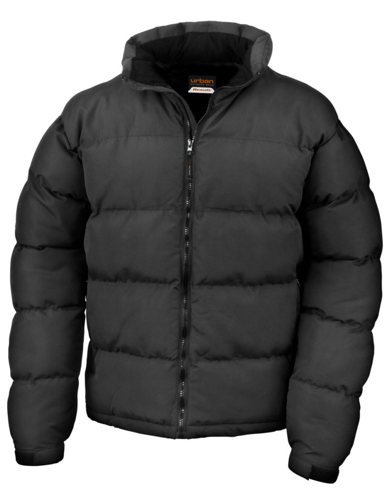 Result Urban Outdoor Wear Men's Holkham Down Feel Jacket Black