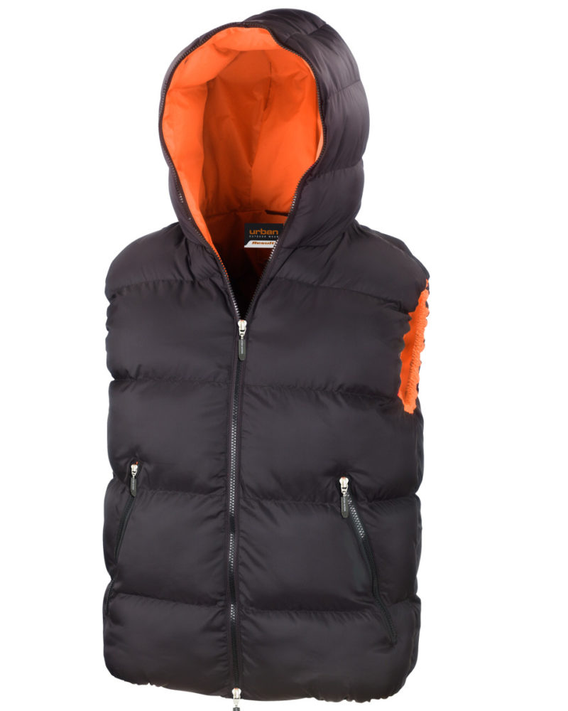 Result Urban Outdoor Wear Dax Down Feel Gilet Black