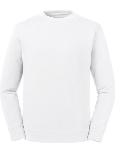 Russell Pure Organic Unisex Reversible Sweat White