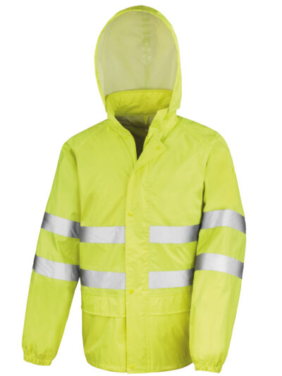 Result Safeguard Hi-Vis Waterproof Suit Fluro Yellow