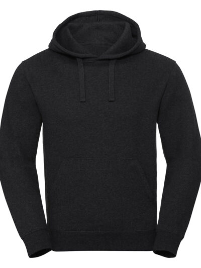 Russell Men's Authentic Melange Hooded Sweat Charcoal Melange