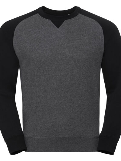 Russell Authentic Baseball Sweat Carbon Melange and Black