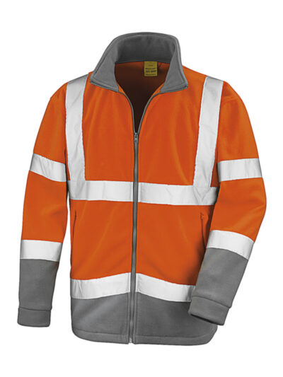 Result Safeguard Safety Microfleece Fluorescent Orange