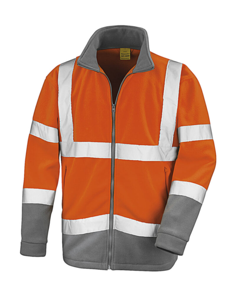 Result Safeguard Safety Microfleece Fluorescent Orange