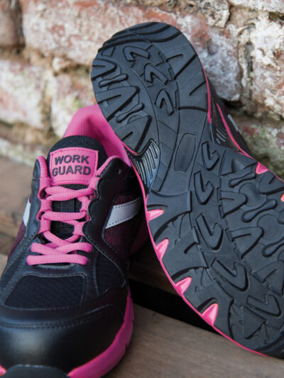 WORK-GUARD by Result Women's Safety Trainer Pink and Black