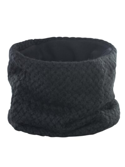 Result Winter Essentials Braided Snood Black