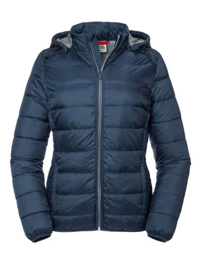 Russell Ladies' Hooded Nano Jacket French Navy