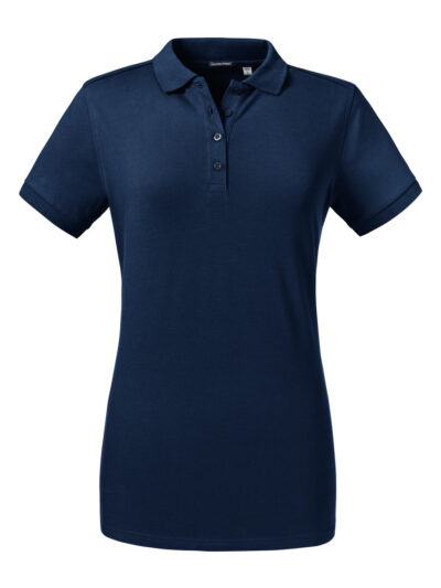 Russell Ladies' Tailored Stretch Polo French Navy