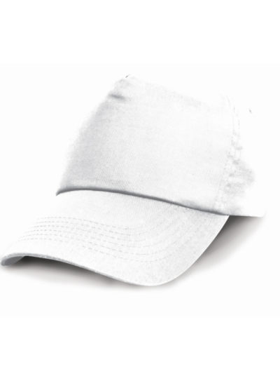 Result Headwear Cotton Cap White