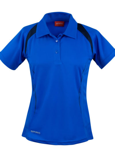 Spiro Ladies'  Team Spirit Polo Shirt Royal and Navy