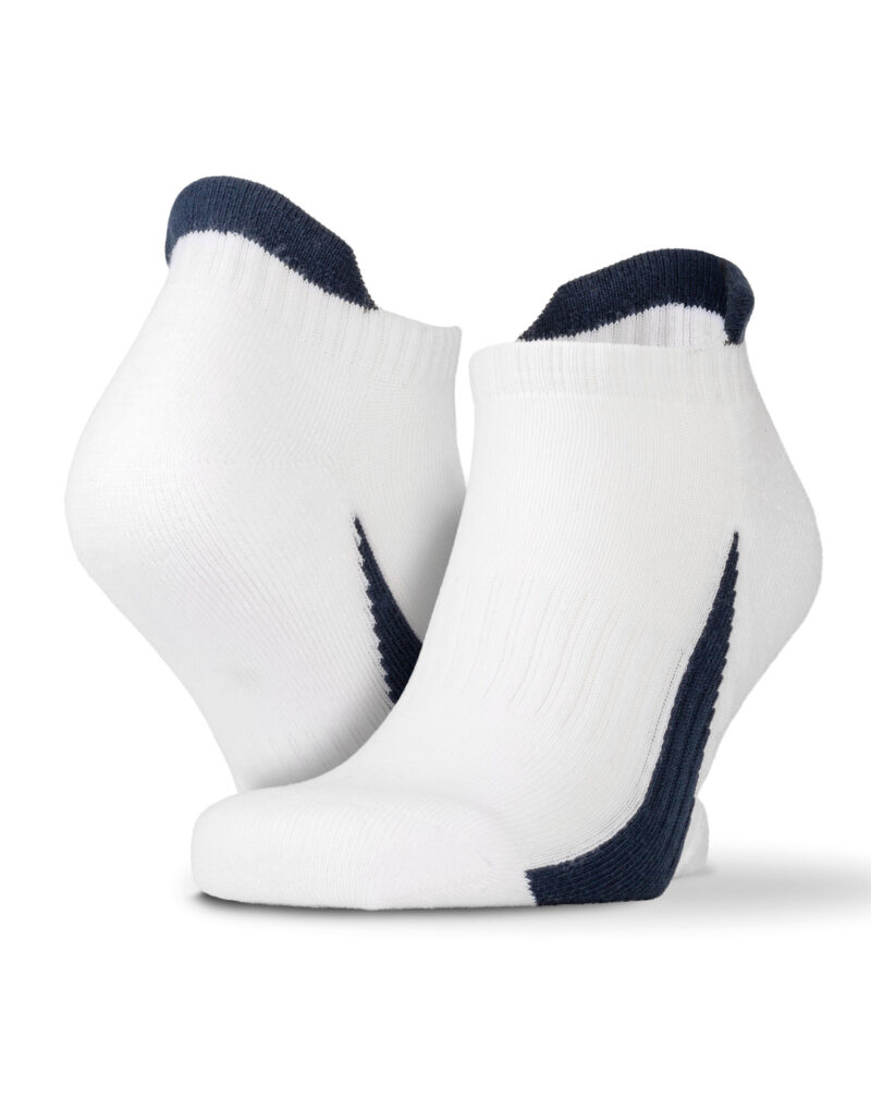 Spiro 3-Pack Mixed Sneaker Sport Socks White and Navy