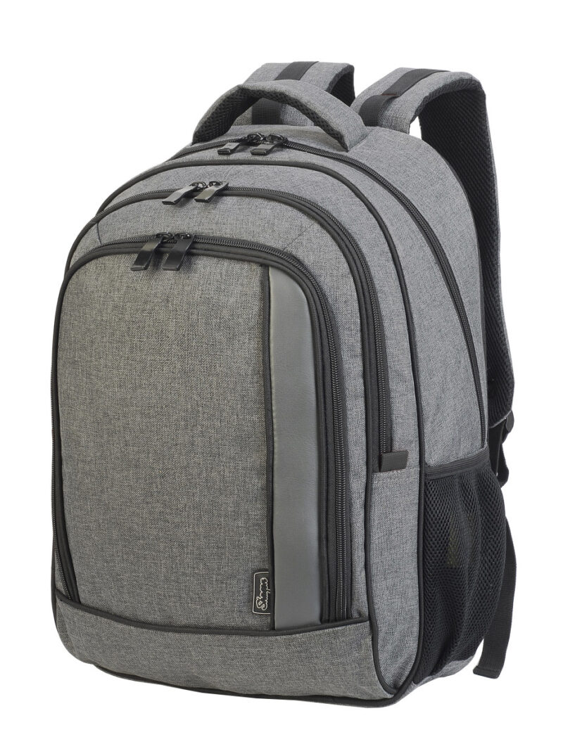 Shugon Frankfurt Smart Laptop Backpack Grey Melange