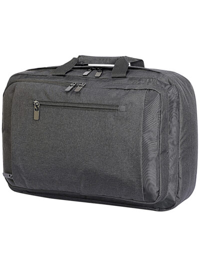 Shugon Bordeaux Laptop Briefcase Charcoal and Black